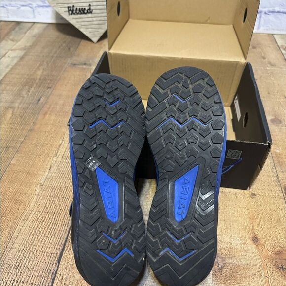 Ariat mens Outpace Day One Blue Trainers Work & Safety Shoes Sneakers - Picture 9 of 9